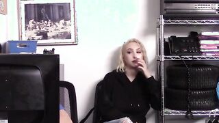 Blonde Long Boobed Skylar Vox Getting Banged! In The Backroom