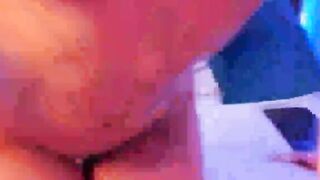 Beauty Dark Haired Fucks her Tight Pussy