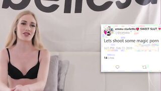 Interview Followed By Blowing Off Fucking W Emma Starletto