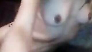 Busty Petite Babe loves playing on webcam