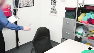 Submissive Red Haired Aria Carson Getting Taught a Lesson for being a Stealing Harlot