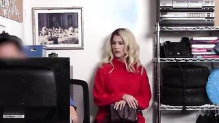 Perfect milf Kit Mercer Caught Hiding Items under her Sweater