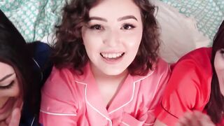 Bisexual teens celebrating on a big cock