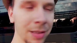 BUMSBUS - GIGANTIC TITTIES BLONDE JESSY KEY HAS SEX IN THE BACKSEAT - LETSDOEIT