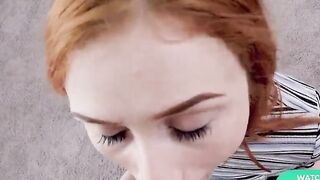 Tiny Red Haired Scarlet Skies Is Addicted To Gigantic Cocks