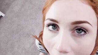 Tiny Red Haired Scarlet Skies Is Addicted To Gigantic Cocks