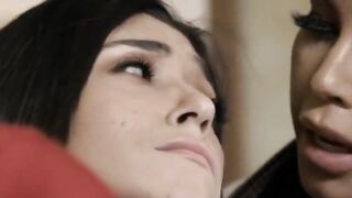 School principal MILF and teacher bang a 19 yo college cunt with mouth
