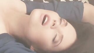 Cute eighteen fucks her Hottie mistress with a gigantic sex toy made of
