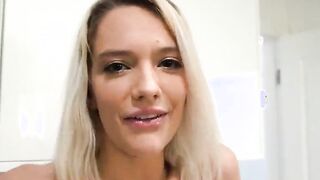 Horny Stepsister Kenna James Masturbates By The Pool While Perv Step Guy
