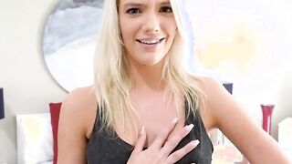 Horny Stepsister Kenna James Masturbates By The Pool While Perv Step Guy