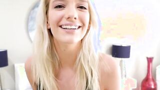 Horny Stepsister Kenna James Masturbates By The Pool While Perv Step Guy