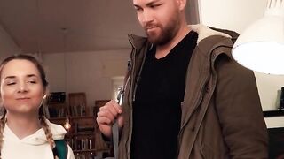 LUSTY HOSTEL - Mona Blue Tries Hard Anal On Hostel