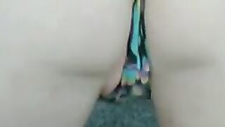 Hot Redhead gets fucked by her dildo machine