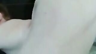 Hot Redhead gets fucked by her dildo machine