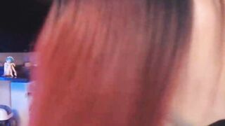 Redhead Tranny Sucking Thick Cock
