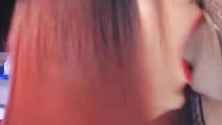 Redhead Tranny Sucking Thick Cock