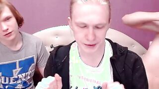 Amazing Youmg Threesome Party Part 2 doing a Cam Show