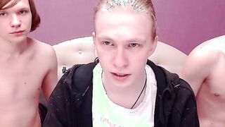 Amazing Youmg Threesome Party Part 2 doing a Cam Show