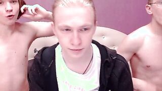 Amazing Youmg Threesome Party Part 2 doing a Cam Show