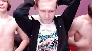 Amazing Youmg Threesome Party Part 2 doing a Cam Show