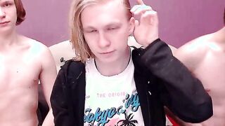 Amazing Youmg Threesome Party Part 2 doing a Cam Show