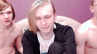 Amazing Youmg Threesome Party Part 2 doing a Cam Show