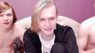 Amazing Youmg Threesome Party Part 2 doing a Cam Show