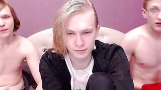 Amazing Youmg Threesome Party Part 2 doing a Cam Show