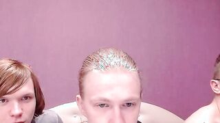 Amazing Youmg Threesome Party Part 2 doing a Cam Show