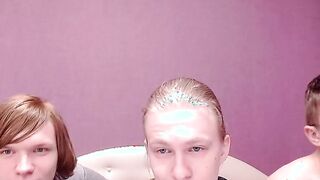 Amazing Youmg Threesome Party Part 2 doing a Cam Show
