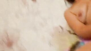 Red Fellatio stepmom getting a dildo in her slit