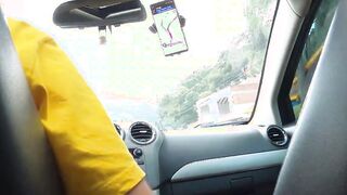Latina slut fucked in the car - Melany Lopez