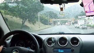 Latina slut fucked in the car - Melany Lopez