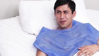 Latina nures uses her boobs to heal a patient - Michelle Aldrete