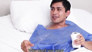 Latina nures uses her boobs to heal a patient - Michelle Aldrete