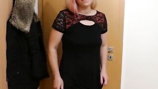 Turned On step-daughter pleasures herself after coming home