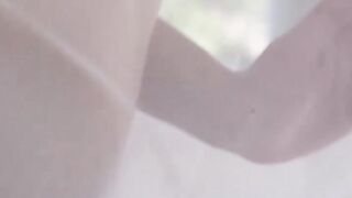 Sexy small tits teen showed her flower