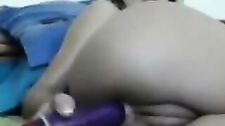 Busty Chick masturbating with her toys 2