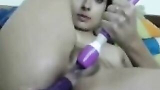 Busty Chick masturbating with her toys 2