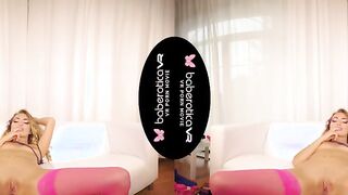 Solo Blonde Fucked! Doll, Victoria Puppy is Moaning, in VR