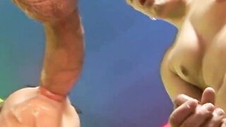 British thin small breasts star get hardcore 3 way anal