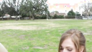 Blonde cheerleaders make the voluptuous step daughters