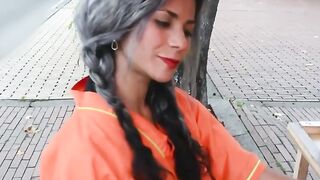CARNEDELMERCADO - STREET VENDOR LAURA MONTENEGRO GETTING HER LATINA PUSSY FILLED WITH DICK - MAMACITAZ