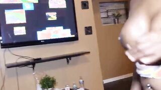 too fine ebony stripper loves long african penis