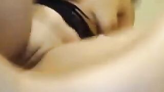 Horny Babe loves fucking her dildoes on webcam