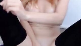 Nerdy Chick loves masturbating with her toys