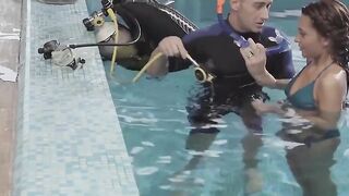 RELAXXXED - CRAZY SEXY GIRL ALEXIS BRILL INTIMATE SEX WITH HER SWIMMING INSTRUCTOR - LETSDOEIT