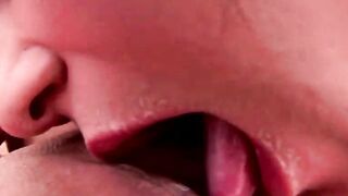 Dirty lesbians trying out a new sex vibrator