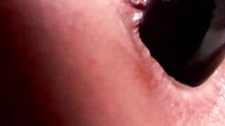 Dirty lesbians trying out a new sex vibrator