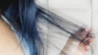Petite Babe Dildo Fucks Her Both Holes